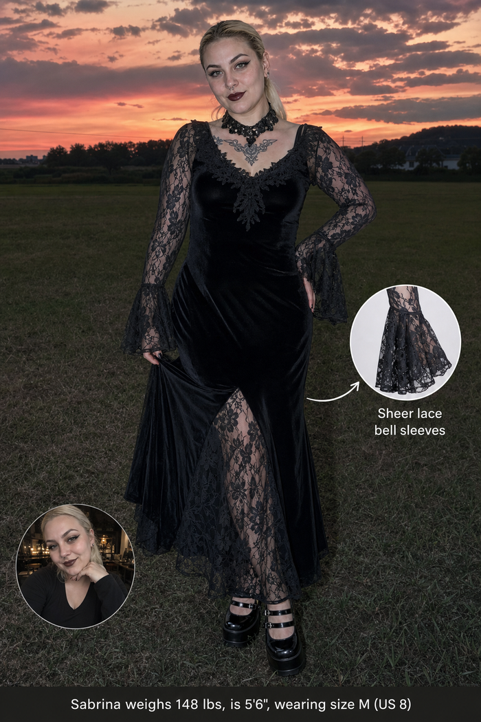 Velvet Lace Dream Dress